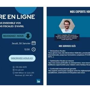 Expatriés en Amérique du Nord : Êtes-vous prêts pour vos déclarations fiscales d'avril ?
