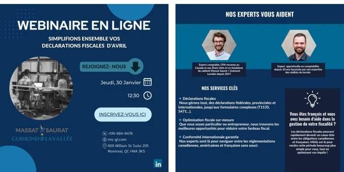 Expatriés en Amérique du Nord : Êtes-vous prêts pour vos déclarations fiscales d'avril ?