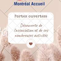 Portes Ouvertes Montréal Accueil