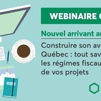 Webinaire DESJARDINS : Construire son avenir au Québec, des régimes fiscaux pour vos projets - Mardi 12 janvier 2021 de 12h00 à 13h30 Webinaire DESJARDINS : Construire son avenir au Québec, des régimes fiscaux pour vos projets