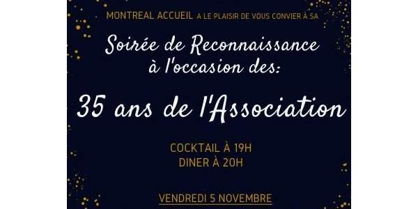 Soirée 35 ans