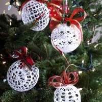 Atelier boules de Noël au crochet
