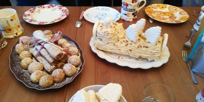 Bûches de Noël avec Maëlle - 2e atelier